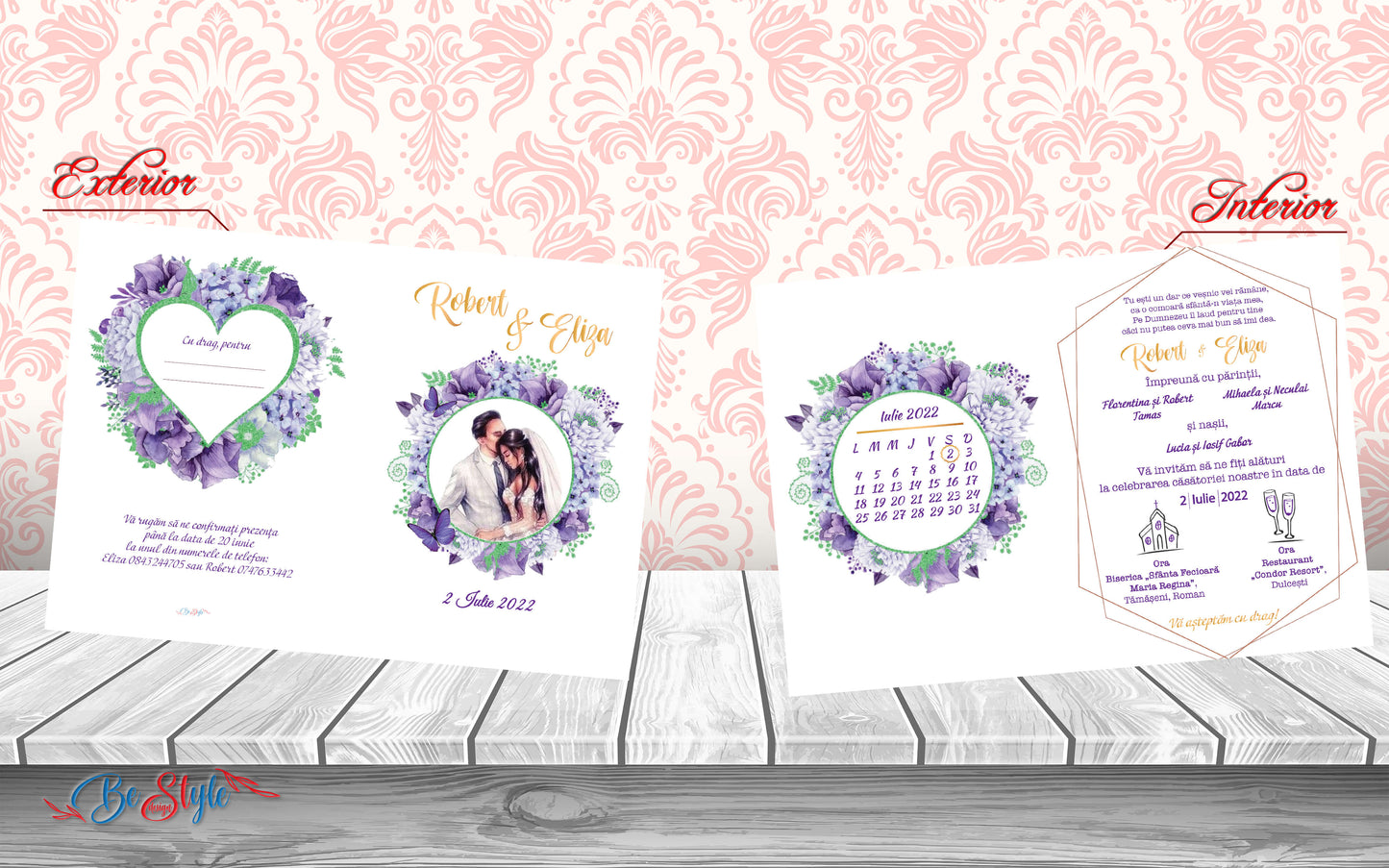 Invitatie nunta BSIN38