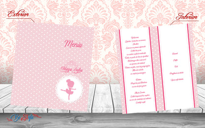 Meniu botez BSMB012 - Mica balerina