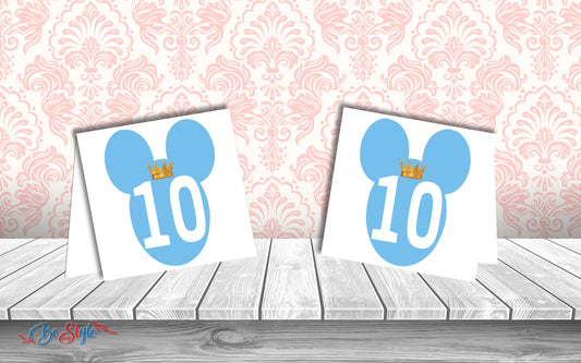 Numar de masa botez BSNB05 - Mickey Mouse