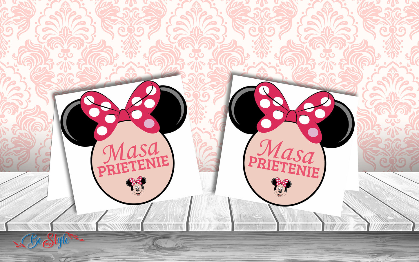 Numar de masa botez BSNB08 - Minnie mouse