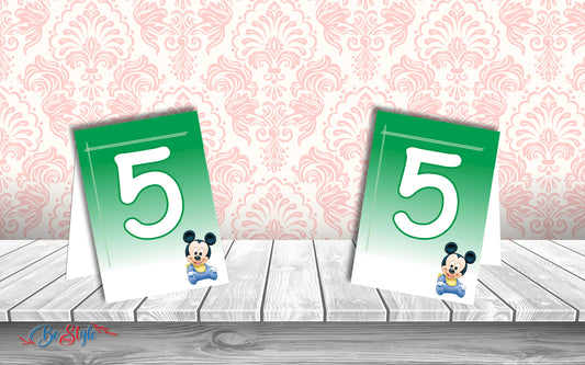 Numar de masa botez BSNB12 - Baby Mickey Mouse