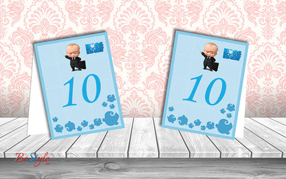 Numar de masa botez BSNB004 - Boss Baby