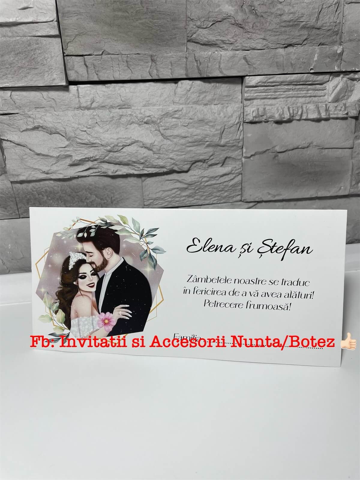 Plic de bani nunta BSPN72