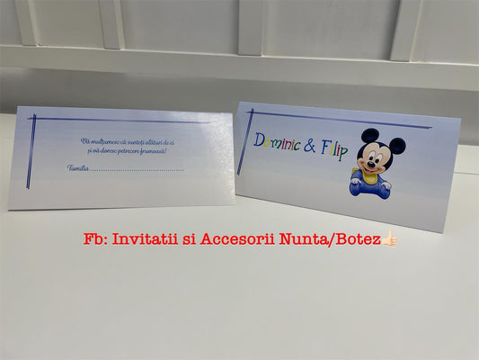 Plic de bani botez BSPB038 - Baby Mickey Mouse