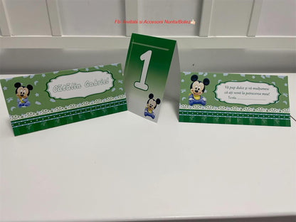 Plic de bani botez BSPB046 - Baby Mickey Mouse