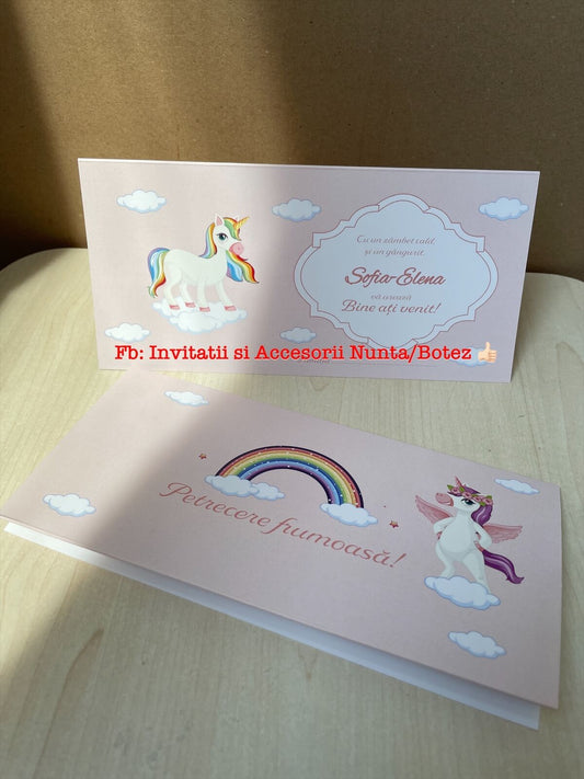 Plic de bani botez BSPB61 Unicorn