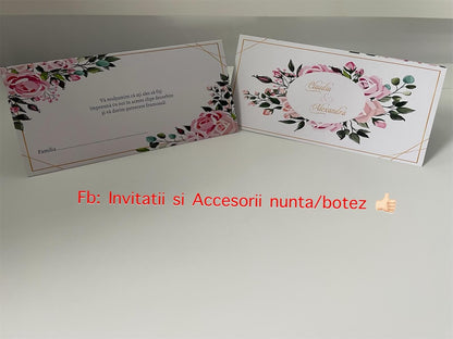 Plic de bani nunta BSPN059 - Roses